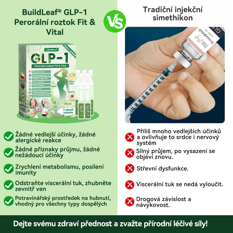 🎁💚🎁 Gratulujeme! Dnes patříte mezi šťastné zákaznice – získáváte až 50% slevu!Podpořte své tělo, rovnováhu a energii s BuildLeaf® – lehkost, vitalita a sebevědomí každý den! ✨