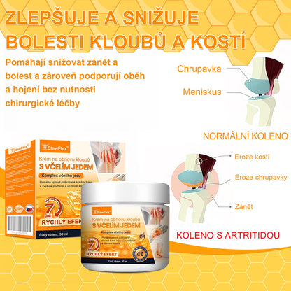 🐝🔥StawFlex® Krém na obnovu kloubů s včelím jedem (Novozélandský včelí extrakt - speciálně pro ortopedické problémy a bolest kloubů vyvinutý výzkumem a vývojem)