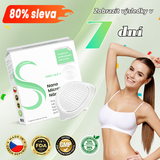 🎁 Jen dnes: Sleva 50 % na naše nejprodávanější náplasti! Tělo, které si zasloužíte, začíná tady.